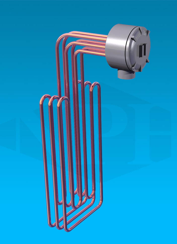 Orange screw plug heater